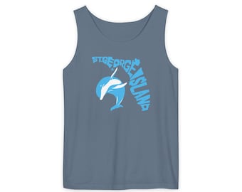 St George Island Dolphin Tank Top | Coastal Beach Shirt