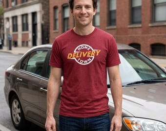 Hometown Delivery Rideshare Driver Meal Courier Service T-Shirt Gildan Shirt