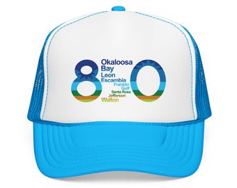 Casquette trucker 850 comtés colorés - Casquette en mousse Florida