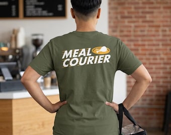 Courier Service Meal Delivery Driver Rideshare T-Shirt Gildan Shirt