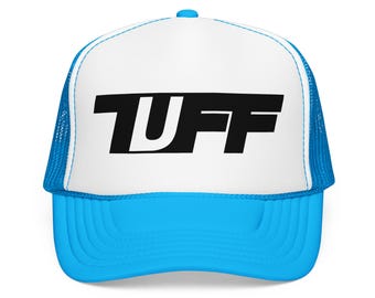 Gorra de camionero de espuma con logotipo TUFF, gorra de malla