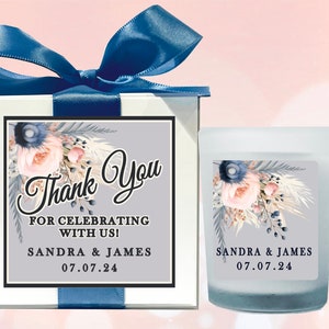 Gift Boxed Wedding Favors, Candle Favor Guest Gift, Party Favors, Sweet 16, Sweet 15, Quinceañera Favor Gifts, Birthday Favor for Guests