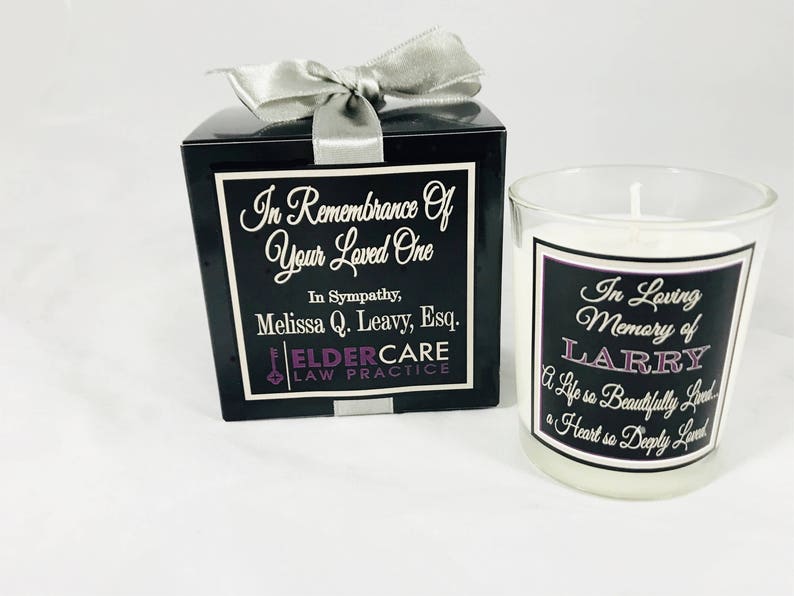 In Sympathy Candle In Remembrance Candle In Memory gift In | Etsy
