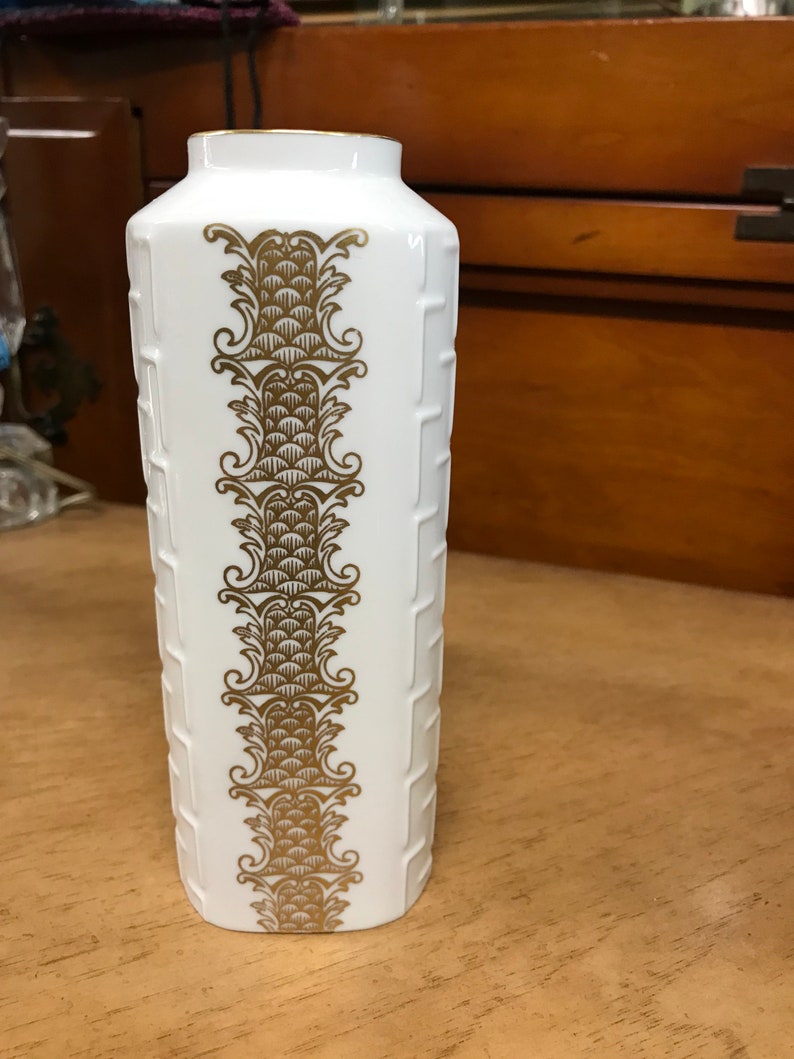 Pmr Bavaria Jaeger & Co Porzellan Vase Rare Vintage Mid Century PMR Jaeger & Co Bavaria Germany Vase - Etsy