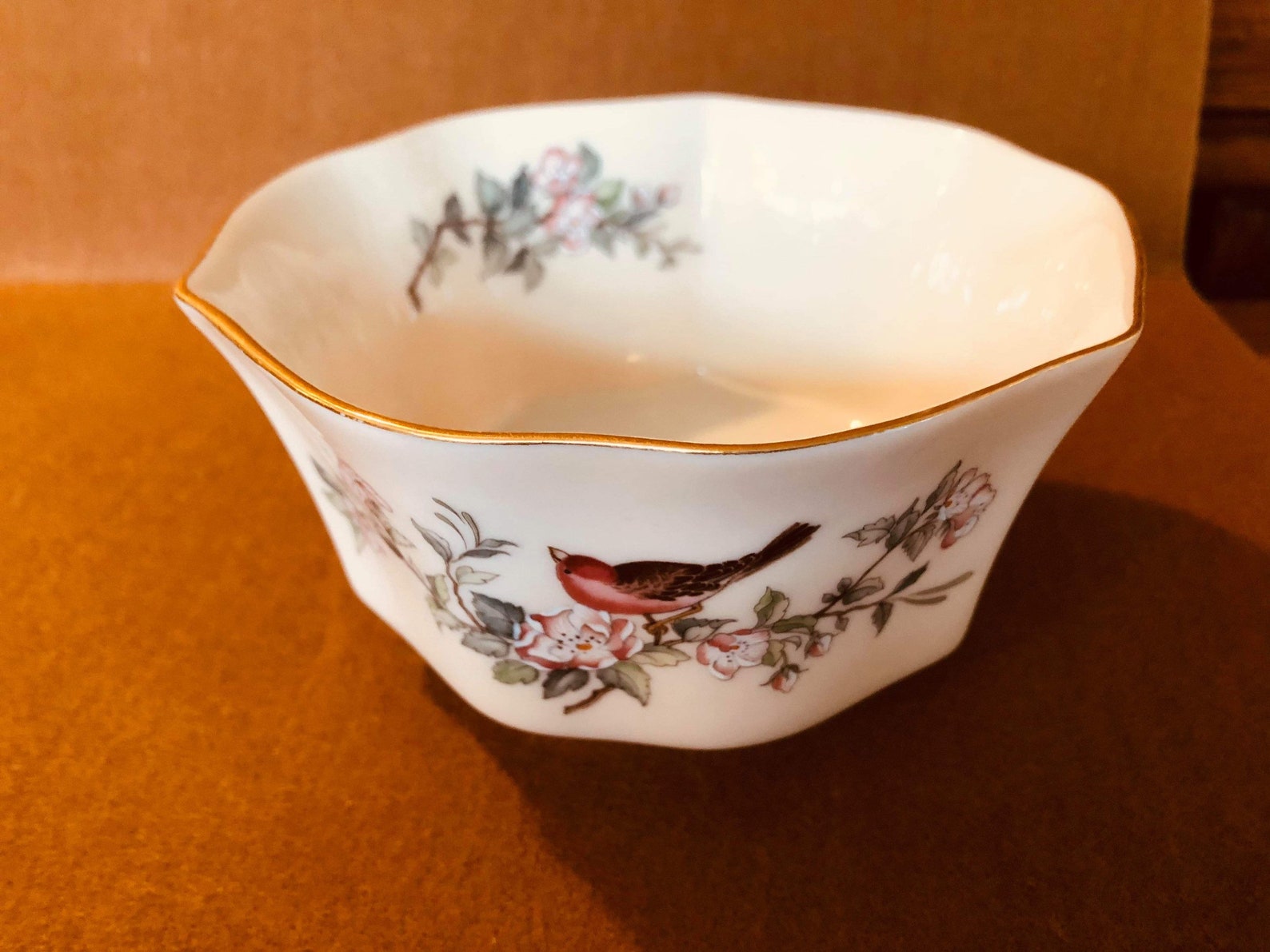 Vintage Lenox Serenade Bowl With 24k Gold Trim Etsy