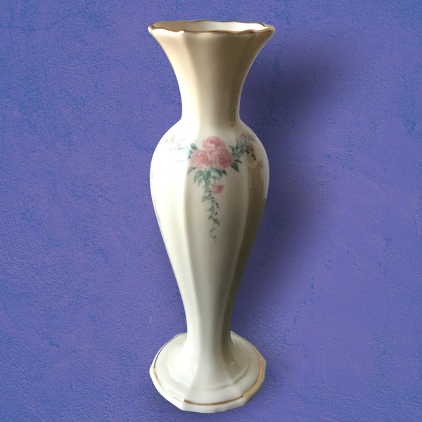 Lenox Vase Gold Trim Etsy
