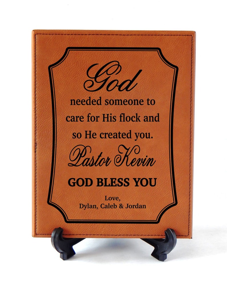 Personalized Birthday Gift for Pastor Appreciation Sign Etsy