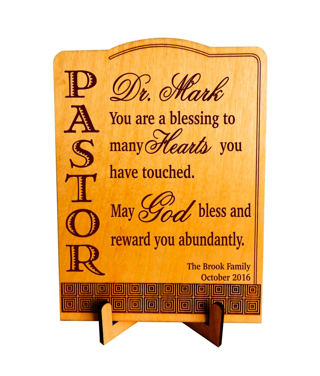 Anniversary Gift for Pastor Birthday Gifts Personalized Appreciation