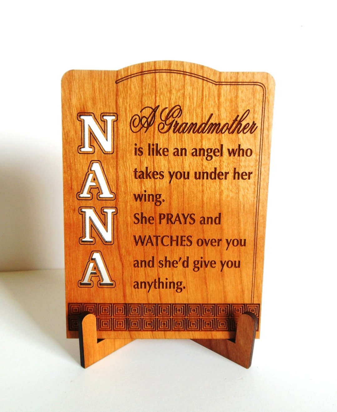 Christmas Gift for Grandma Gifts for Grandmother From Grandson Christian Plaque for Her, PGM010
