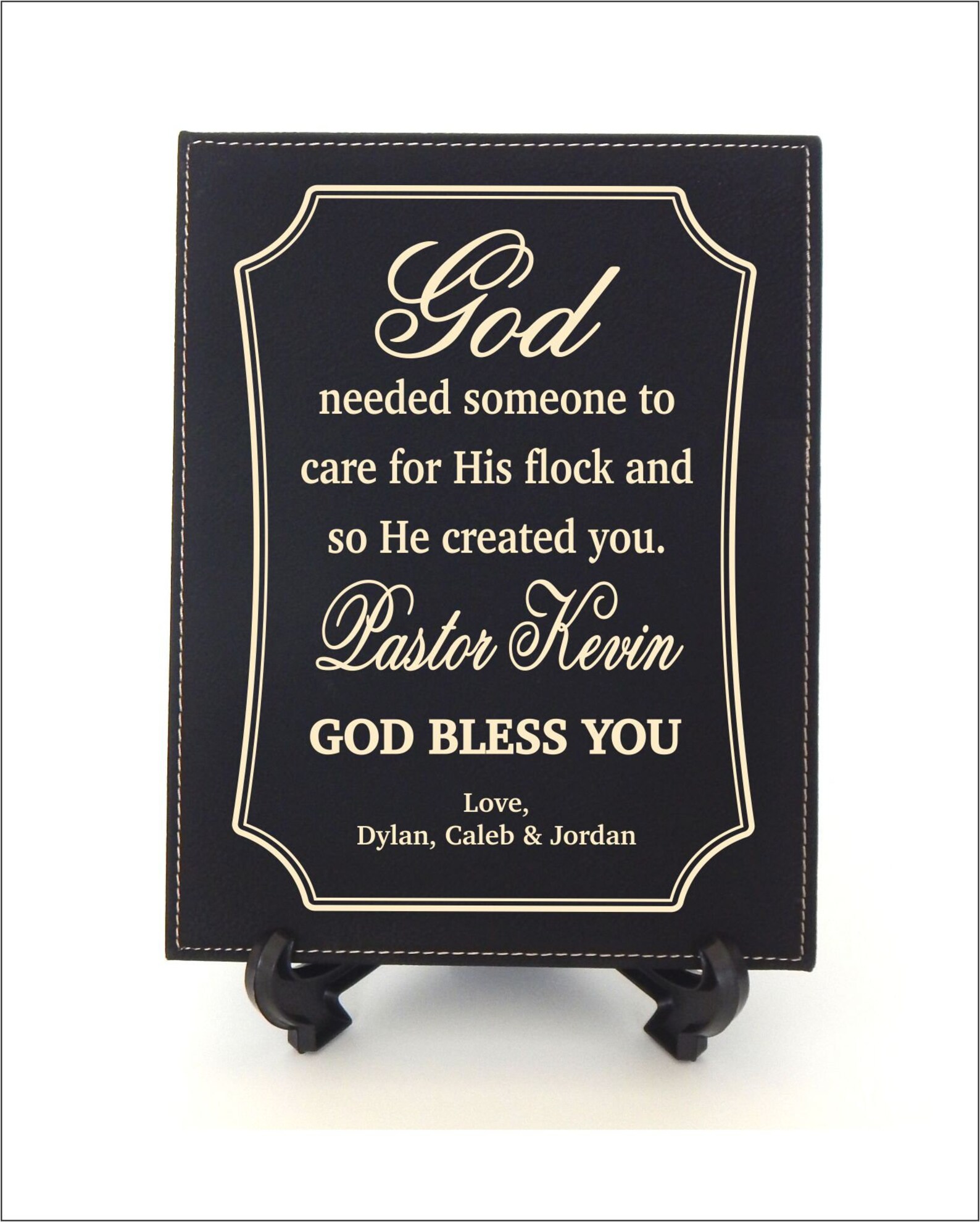 Personalized Birthday Gift for Pastor Appreciation Sign Etsy