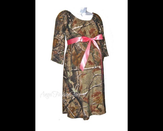 camo cotton dress Summer Plus Size Premium Green Yellow Camouflage Camo Dress