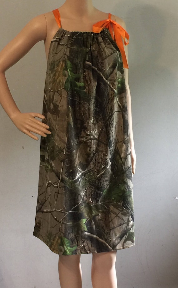 Camo Realtree Mossy Oak Pillow Case Dress Women Lady Size Xxs Etsy