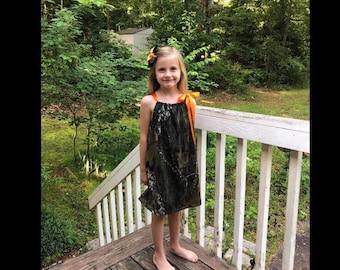 Camo Hunting Princess Dress Size 6 12 18 24 Months 2 T 3 4 5 6 7 8 10 12 Camouflage RealTree / Mossy Oak /  Baby Toddler Girl Hunter