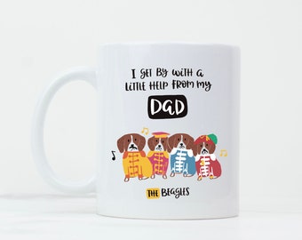 Father's Day Gift - The Beatles Mug - Dad Mug - Fathers Day Mug - Gift for him - Gift for Dad