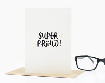 Well done card - Congratulations Card - Graduation Card - Funny cards - Super Proud - Cute Card - Gilmore Girls