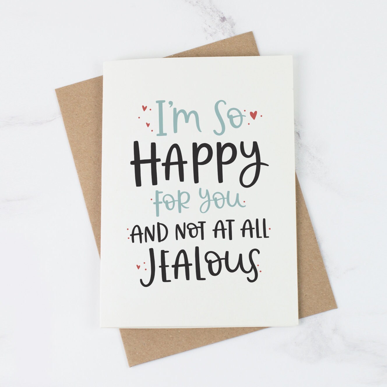 I M So Happy For You Congratulations Card Well Done Etsy