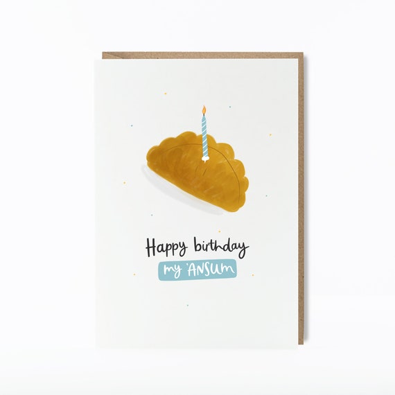 Happy Birthday My 'ansum Card Cornish Pasty Funny - Etsy Denmark Happy Birthday My 'ansum Card Cornish Pasty Funny - Etsy Denmark