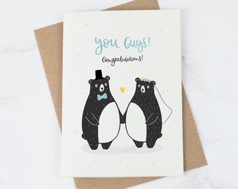 SALE | Mr and Mrs Engagement Card | Congratulations Wedding Card | A6 Card