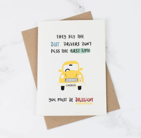 Well Done Driver/'s Licence Card Congratulations Driving Test Dachshund