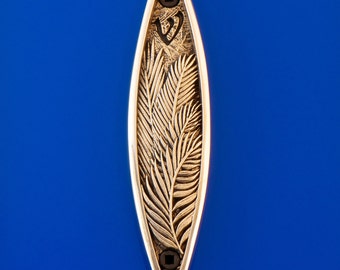 Sacred Species, Date Palm Mezuzah, Yellow Bronze