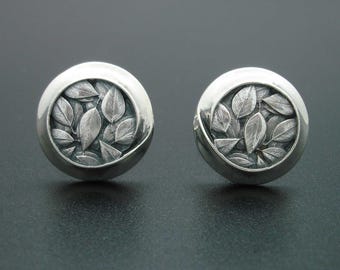 Leaf Swirl Earrings