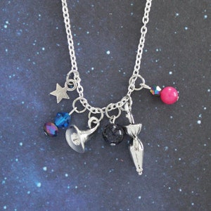 Taako Charm Necklace Taako Adventure Zone Inspired Jewelry - Taako Cosplay Gift Taako Fanart TAZ Balance Taako Taco Hat Umbrella Charm