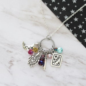 Mollymauk Necklace Critical Role Charm Inspired Necklace Mollymauk Tealeaf Crit Role Charm Pendant Necklace Silver Charm Crit Role Gift