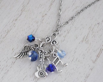 Dorian Storm Charm Necklace - Critical Role Inspired Charm Pendant - Crit Role Dorian Critical Role Exandria Necklace Critical Role Bard
