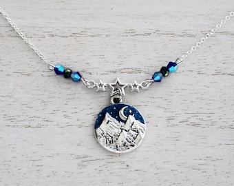 ACOTAR Night Court Necklace - Sarah J Maas Book Inspired - Feyre Rhysand Feysand A Court of Thorn and Roses High Lord Night Court High Lady