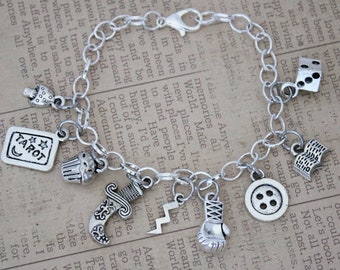 Mighty Nein Charm Bracelet Critical Role Inspired Charm Bracelet Mighty Nein Mollymauk Jester Caleb Widogast Fjord Caduceus Nott Beau Yasha