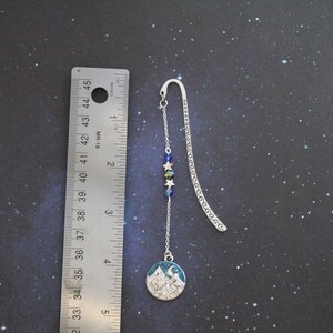 ACOTAR Night Court Bookmark - Sarah J Maas Book Inspired Feyre Rhysand Feysand A Court of Thorn and Roses Book Charm Bookmark Metal bild 6
