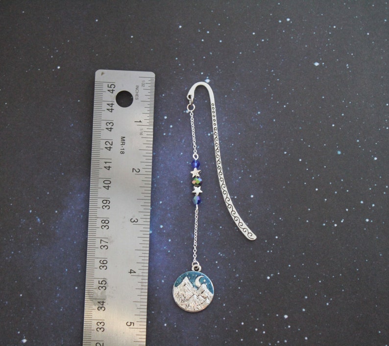 ACOTAR Night Court Bookmark - Sarah J Maas Book Inspired Feyre Rhysand Feysand A Court of Thorn and Roses Book Charm Bookmark Metal bild 6