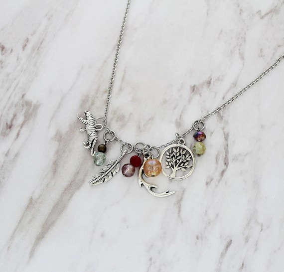 Keyleth Necklace Critical Role Inspired Charm Necklace Keyleth Etsy