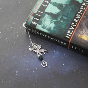 Wolfstar Bookmark Sirius and Remus Friend Ship Silver Metal Bookmark Charm Book Jewelry Sirius Remus Wolfstar Ship Book Reader Gift image 3