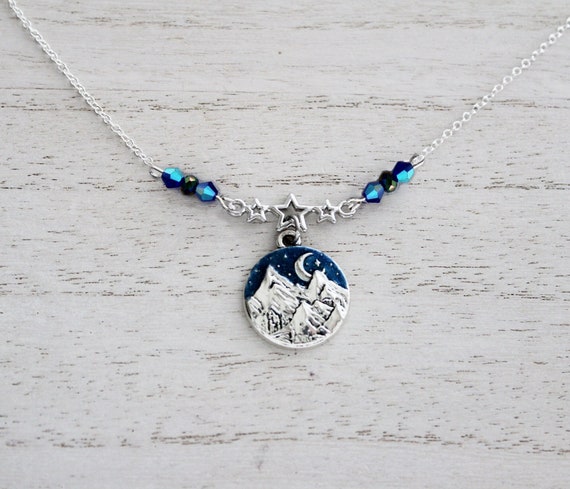 ACOTAR Night Court Necklace - Sarah J Maas Book Inspired - Feyre Rhysand Feysand A Court of Thorn and Roses High Lord Night Court High Lady