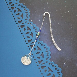 ACOTAR Night Court Bookmark - Sarah J Maas Book Inspired Feyre Rhysand Feysand A Court of Thorn and Roses Book Charm Bookmark Metal A. Swirl print