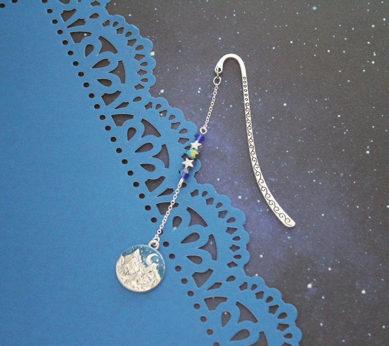 ACOTAR Night Court Bookmark - Sarah J Maas Book Inspired Feyre Rhysand Feysand A Court of Thorn and Roses Book Charm Bookmark Metal A. Swirl print