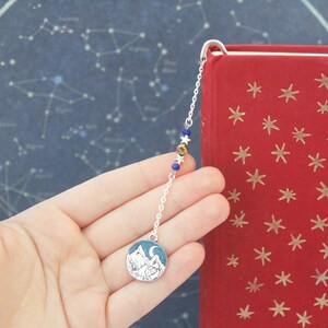 ACOTAR Night Court Bookmark - Sarah J Maas Book Inspired Feyre Rhysand Feysand A Court of Thorn and Roses Book Charm Bookmark Metal bild 3