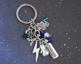 Beau and Yasha Keychain Critical Role Inspired Charm Key chain Beau Lionett Yasha Nydoorin Mighty Nein Beauyasha Key Ring Fob DnD