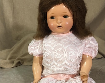 Muñeca fonógrafa de composición tipo MAE STARR sin marca - ¿años 30?