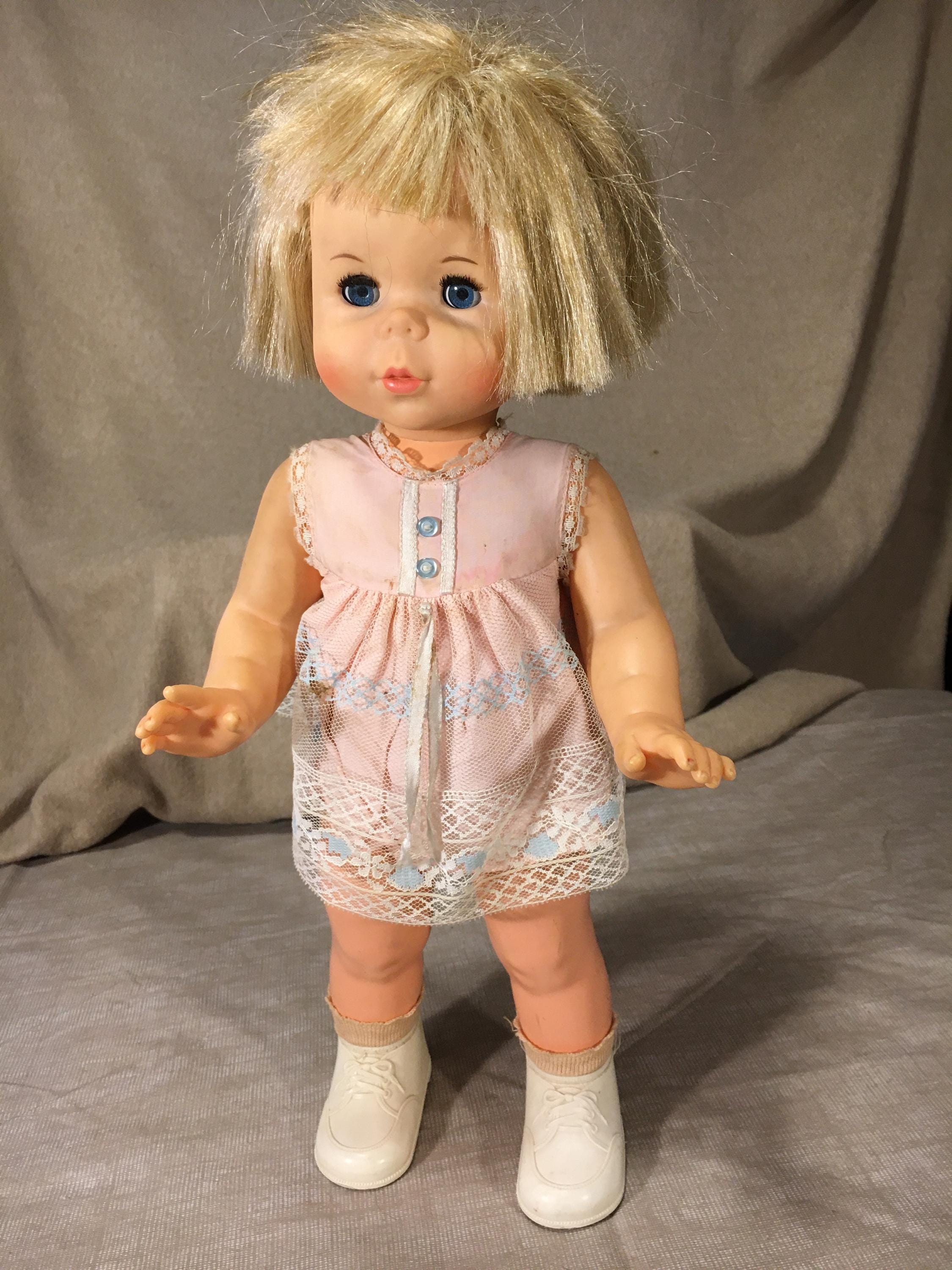 希少 1964年製 マテル社 ベビー・ファースト・ステップ 箱付 米国製 1964 Mattel Baby First Step -- Walking Doll-- Works!!! - Etsy