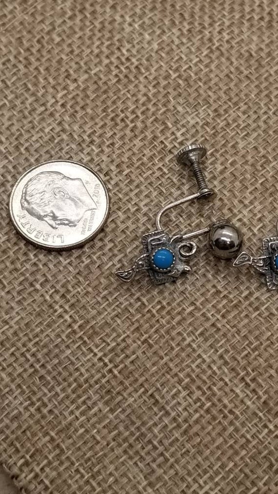 Sterling Silver Sleeping  Beauty Turquoise Vintag… - image 4