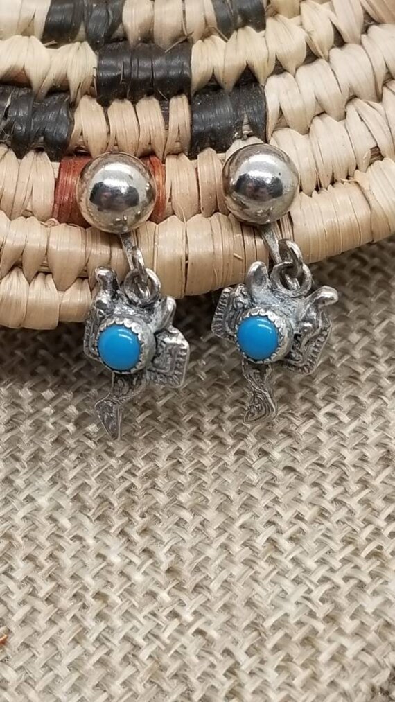 Sterling Silver Sleeping  Beauty Turquoise Vintag… - image 7