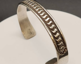 M*L様 visvim NAVAJO VINTAGE BANGLE Vintage Navajo Ken & Mary Bill Sterling Silver Bracelet 7