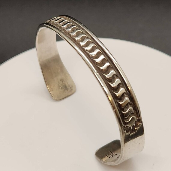 M*L様 visvim NAVAJO VINTAGE BANGLE Vintage Navajo Ken & Mary Bill Sterling Silver Bracelet 7