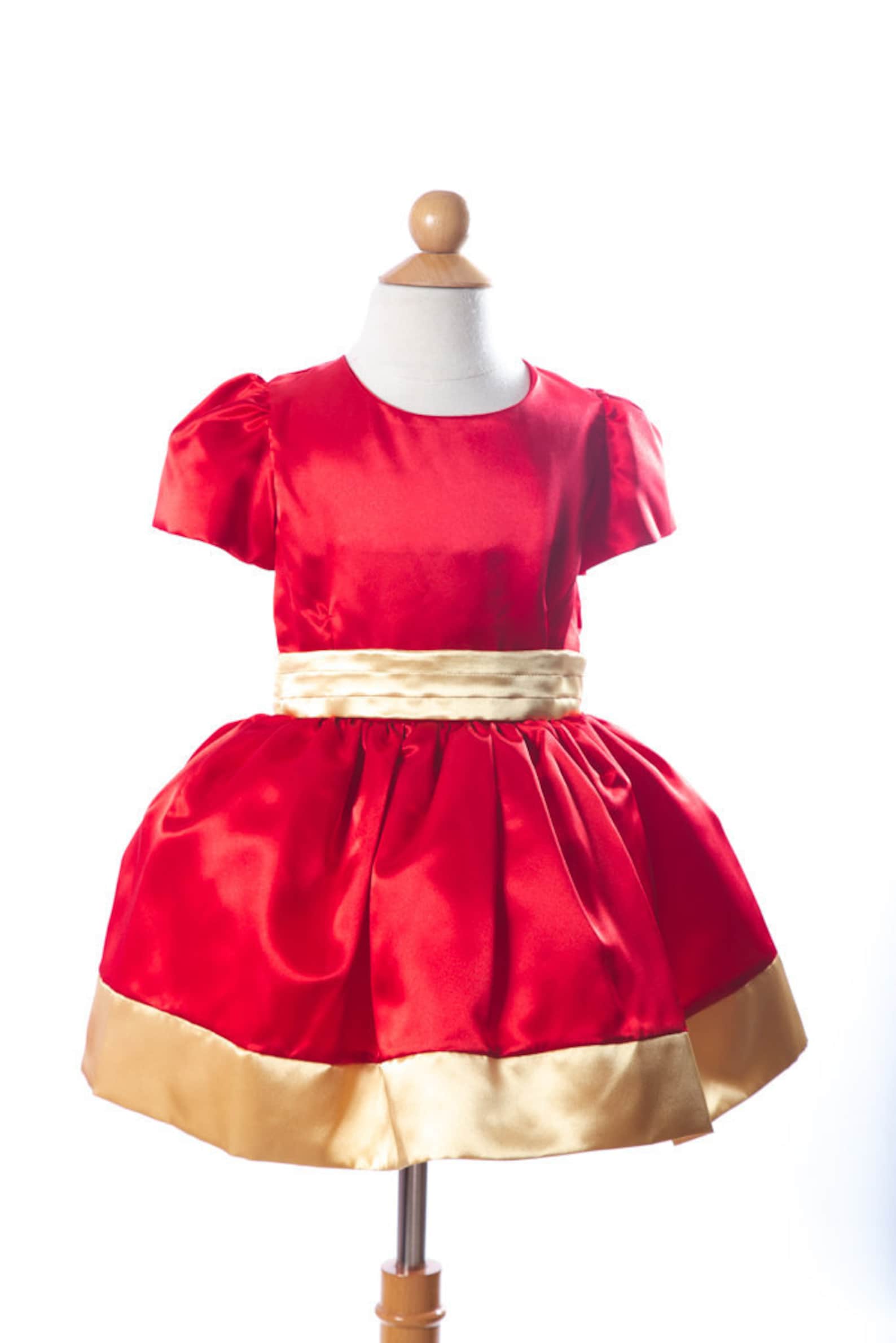 red and gold clothes