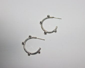 Studded Hoops