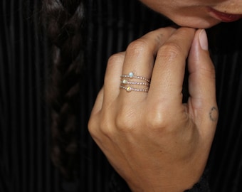 Stoned Stacking Ring - SALE!