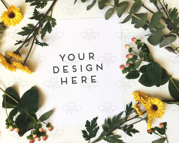 8 X 10 Print Mockup Instant Download Styled