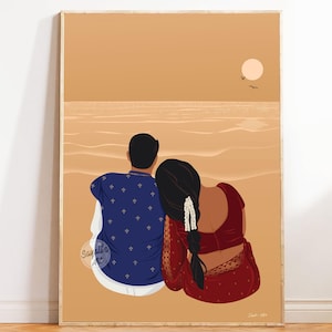 Indisches Paar entspannt am Strand,Indisches Hochzeitspaar,Brautpaar,Braunes Paar,Braun,Braun,Braun,Braun,Braun,Braun,Braun,Braun,Braun,Braun,Braun,Braun,Braun Paar,